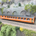 Voiture Restaurant UIC-X Ric WRm, 1CL, toit argent, SBB CFF FFS, Ep IVa - LSMODELS 472005 - HO 1/87