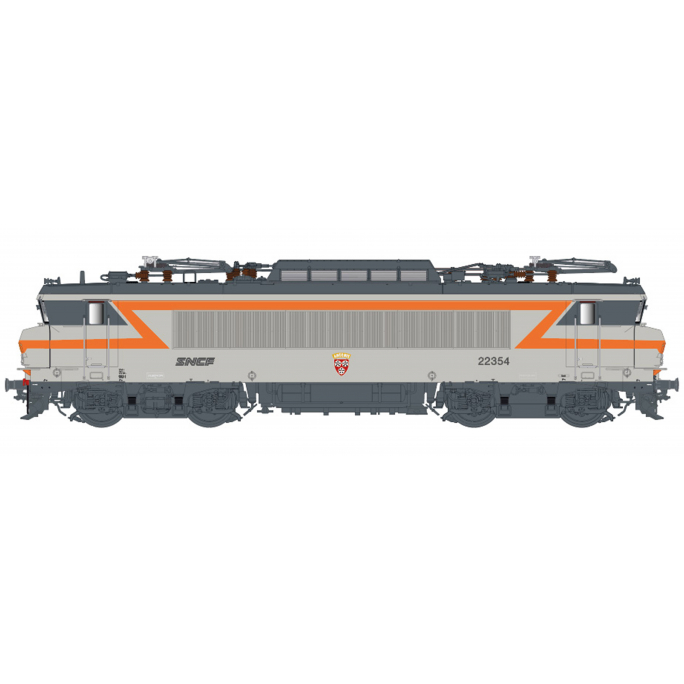 Locomotive BB 22354, Rennes, Logo Nouille, Sncf,  Ep V digital son - Lsmodels 11061S - HO 1/87
