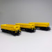 3 wagons à bennes basculantes latérales FAs/Fakks, GmbH, Ep VI - Marklin 48459 - HO 1/87