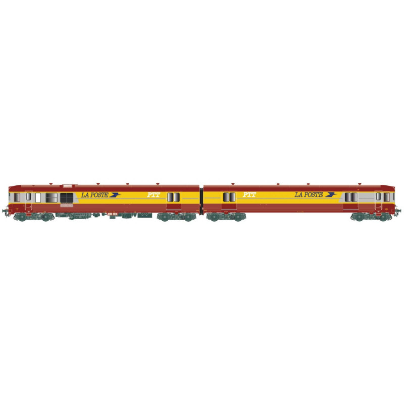 Automotrice XP 94750-57, 2 éléments Postale / PTT, Sncf, Ep IV et V - Lsmodels 11021 - HO 1/87 Automotrice XP 94750-57, 2 éléments Postale / PTT, Sncf, Ep IV et V - Lsmodels 11021 - HO 1/87