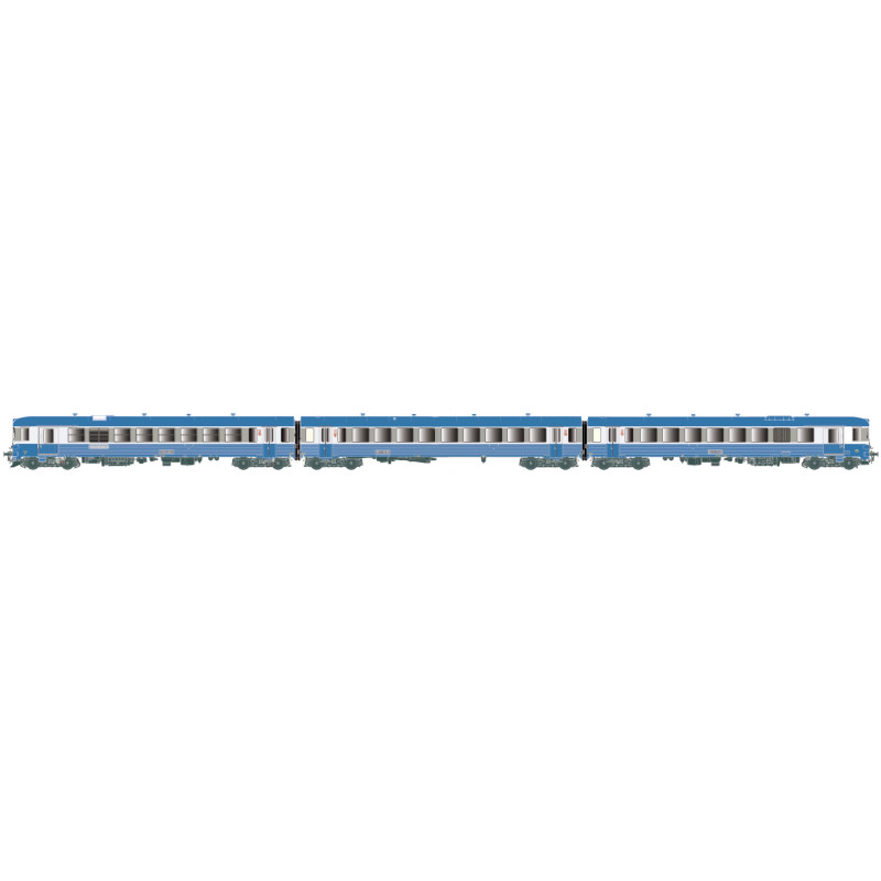 Automotrice XBD 4901-26 / XRAB 8901-13, toit gauffré, 3 éléments, Sncf, Ep IV - Lsmodels 11027 - HO 1/87 Automotrice XBD 4901-26 / XRAB 8901-13, toit gauffré, 3 éléments, Sncf, Ep IV - Lsmodels 11027 - HO 1/87