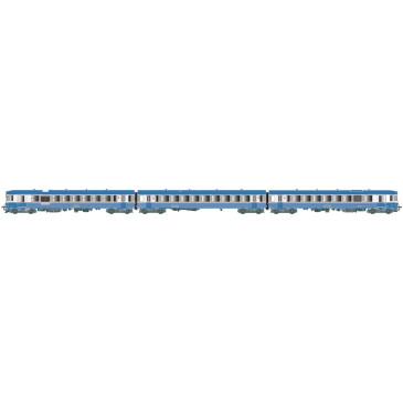 Automotrice XBD 4901-26 / XRAB 8901-13, toit gauffré, 3 éléments, Sncf,  Ep IV - Lsmodels 11027 - HO 1/87