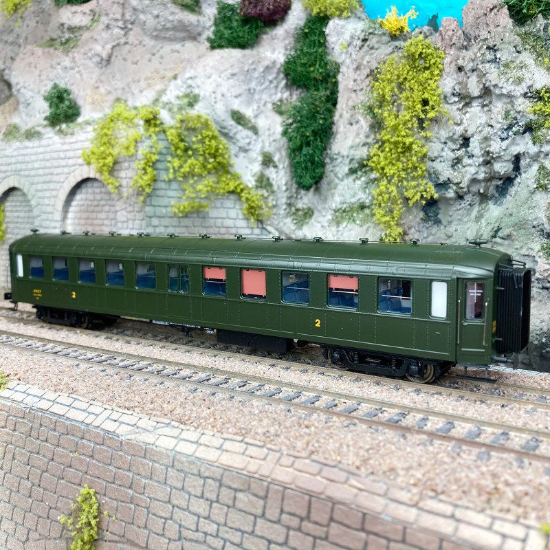 Voiture Bacalan, 2CL, B11 myfi de la SNCF, Ep.IIIb - REE VB372 - HO 1/87