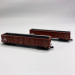 2 wagons tombereaux Eas 5948, DR, Ep IV - FLEISCHMANN 830253 - N 1/160