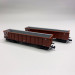 2 wagons tombereaux Eas 052, Db, Ep IV - FLEISCHMANN 830250 - N 1/160