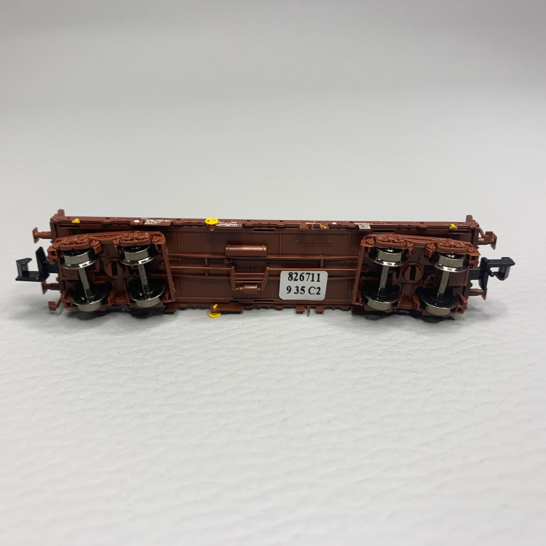 Wagon plat à ranchers pivotants type Remms, SNCF, Ep V - VI - FLEISCHMANN 826711 - N 1/160