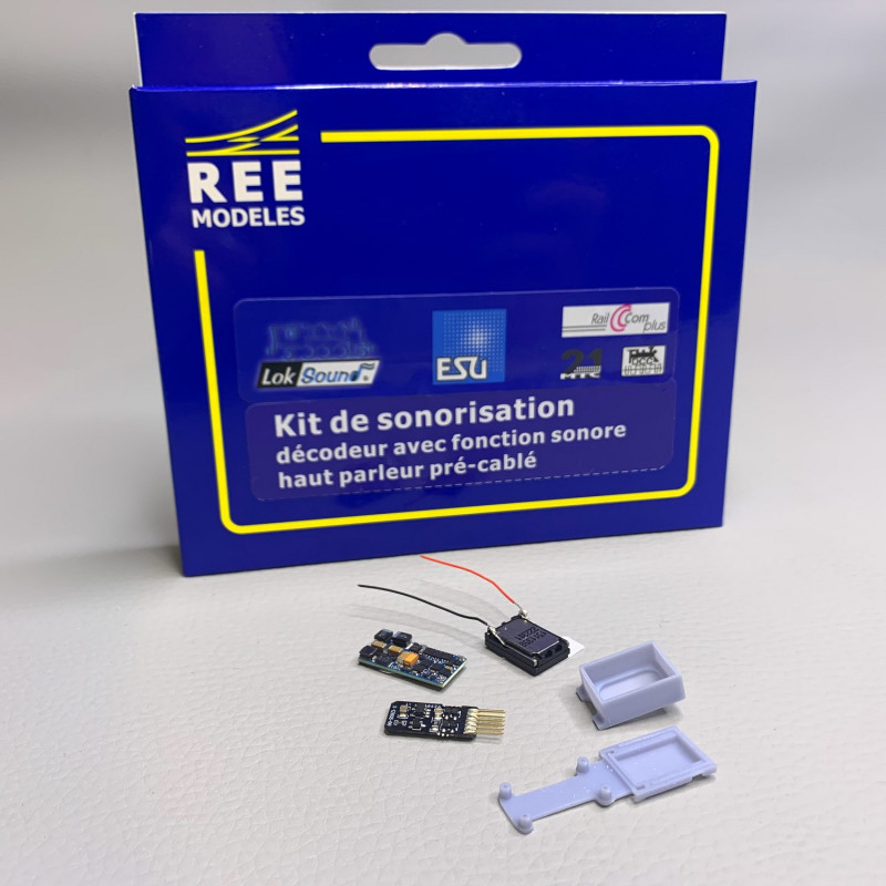 Décodeur Sonore MRC HO – Avec Connecteurs EMD, Moderne, DCC, Modèle #0001633
