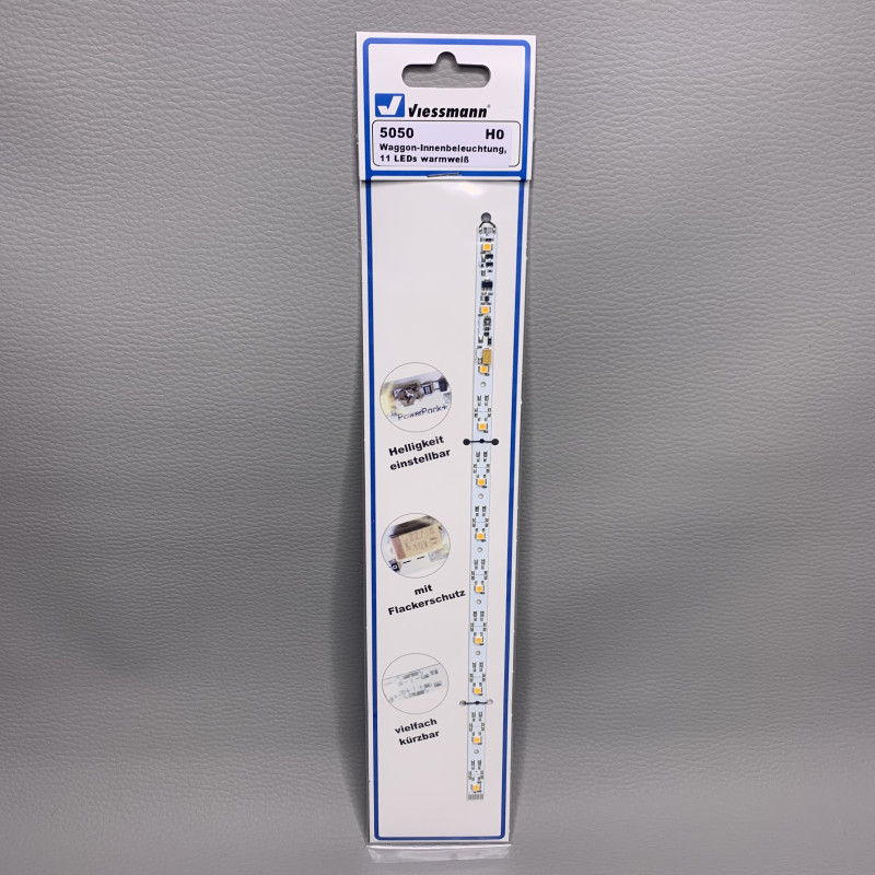 Eclairage intérieur à led blanc chaud - HO - 1/87- VIESSMANN 5050