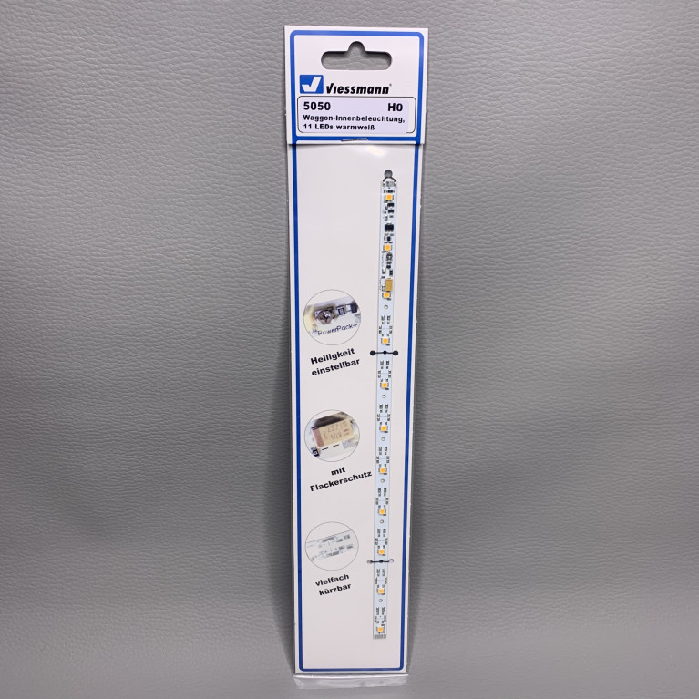 Eclairage intérieur à led blanc chaud - HO - 1/87- VIESSMANN 5050