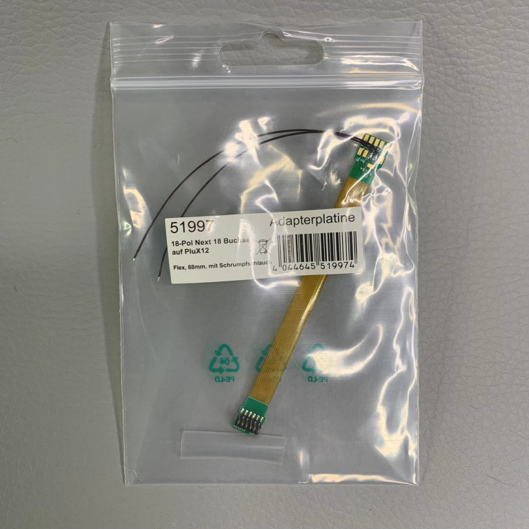 Carte adaptateur, prise Next-18 à 18 pôles vers PluX12 -  ESU51997