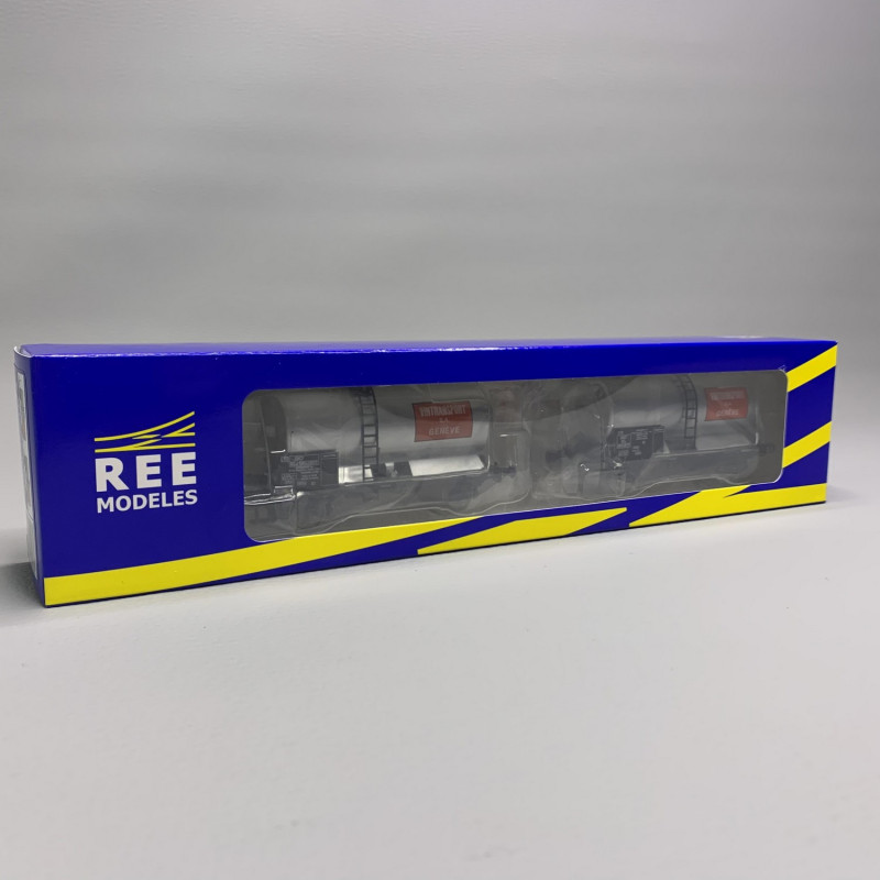 Ree modeles WB712 Wagon citerne OCEM 29, SNCF, gris châssis noir, C
