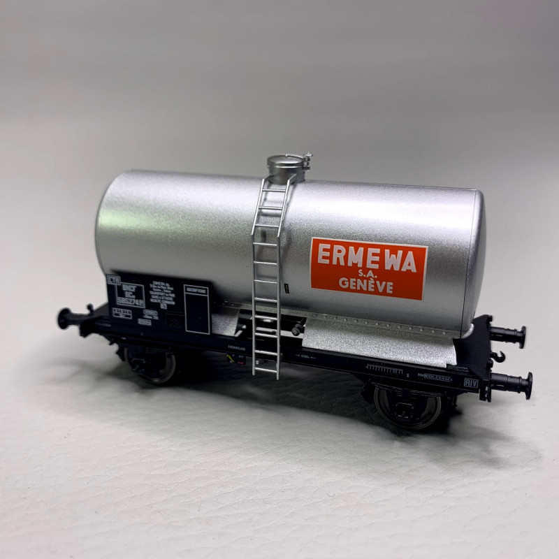 Wagon-citerne Jouef HO Ermewa Chlore - Époque IV - HJ6250-2