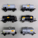 Set de 6 Wagons citernes OCEM 29 Collection "SHELL", SNCF, Ep III – REE WB722 - HO 1/87