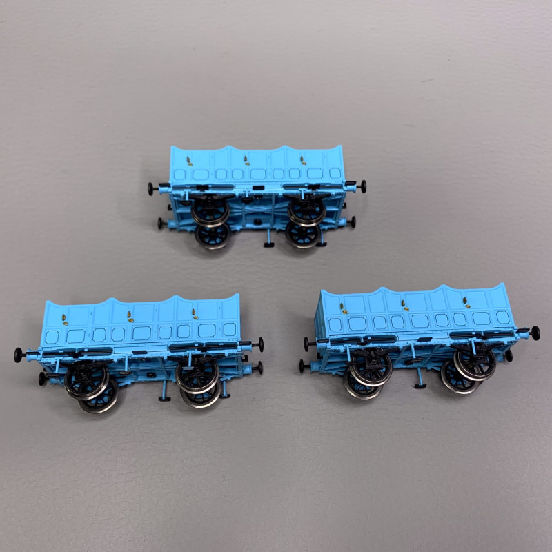 3 voitures ouvertes, 3CL, L&MR -HO 1/76 - HORNBY R40102