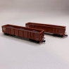 2 wagons tombereaux Eanos avec charbon, DB-AG, Ep VI - FLEISCHMANN 830257 - N 1/160