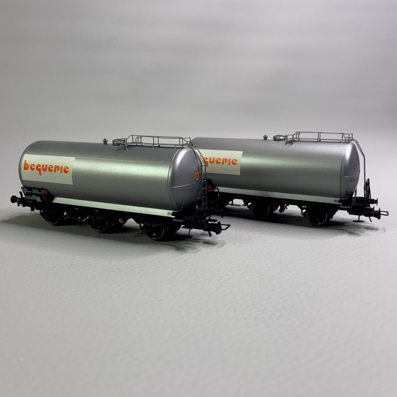 Jouef HJ6249 – Set De 2 Wagons Citernes 3 Essieux 'Pétroles De L'Ouest' – SNCF Époque 4 – Neuf