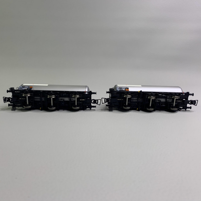 2 wagons citerne à 3 essieux "Beguerie", Sncf, Ep IV - JOUEF HJ6227 - HO 1/87