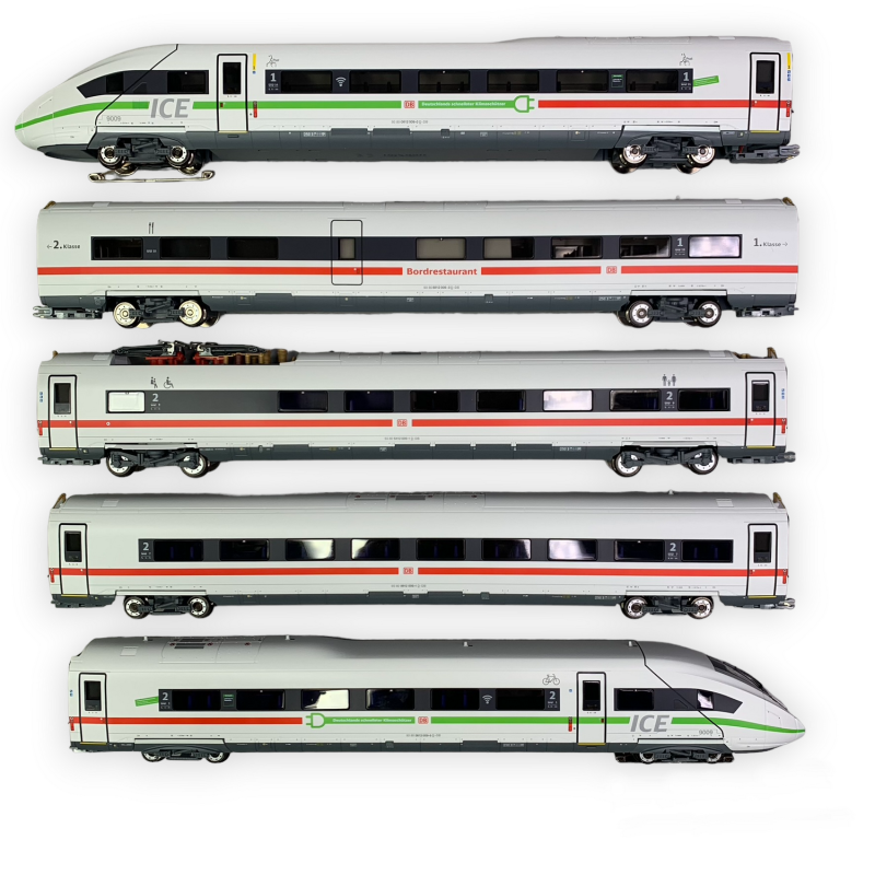 ICE 4, série 412/812, 5 éléments, train à grande vitesse, DB, Ep VI, digital son 3R - MARKLIN 39716 - HO 1/87