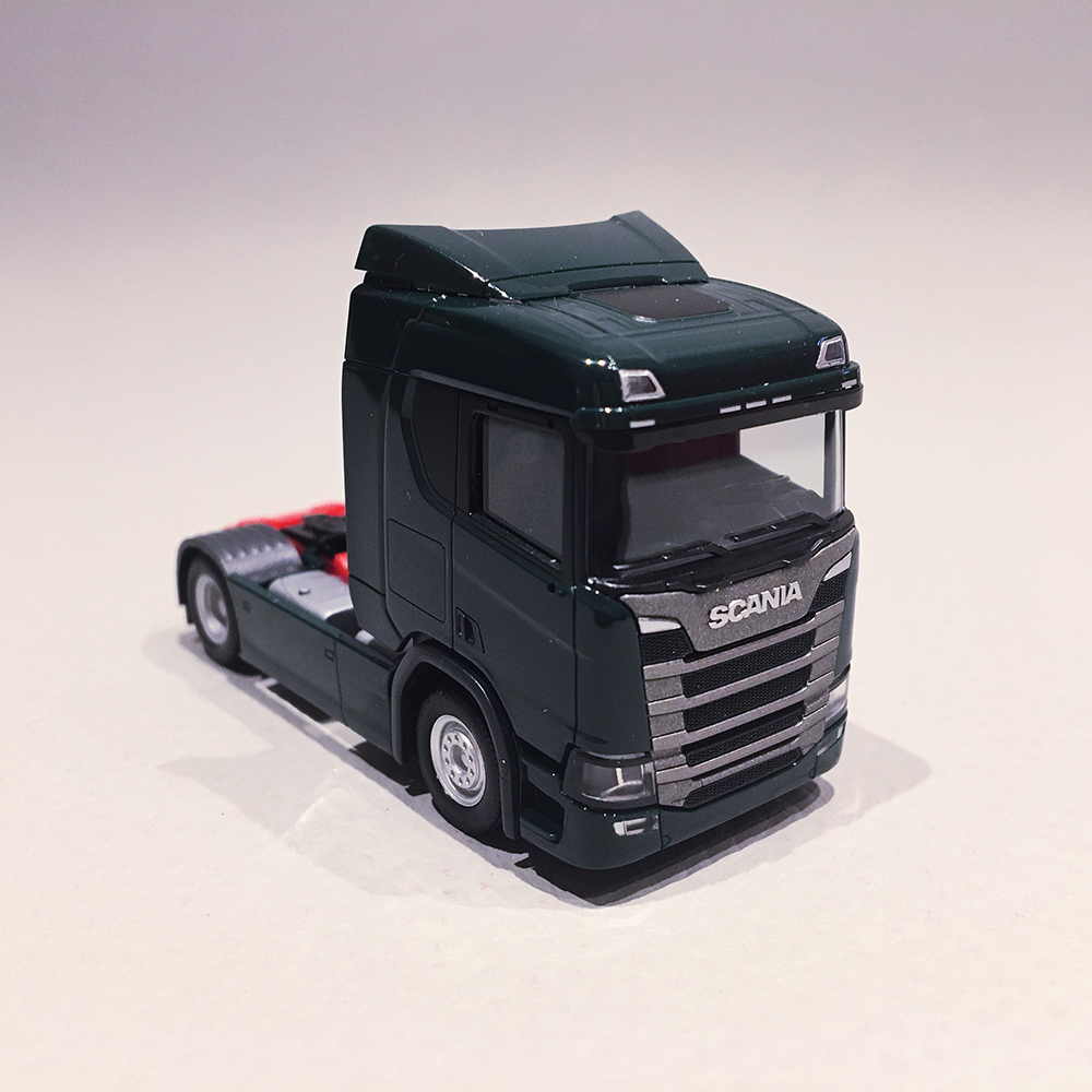 Miniature Tracteur de camion Scania CS 20 6×2 à toit surélevé - Herpa  314053 - francis miniatures