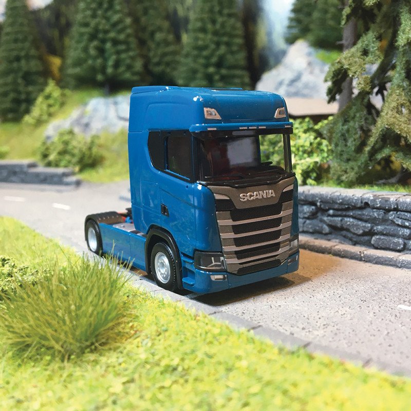 Camion Tracteur, SCANIA CS 20 HD ZM, Bleu - HERPA 306768004 - 1/87