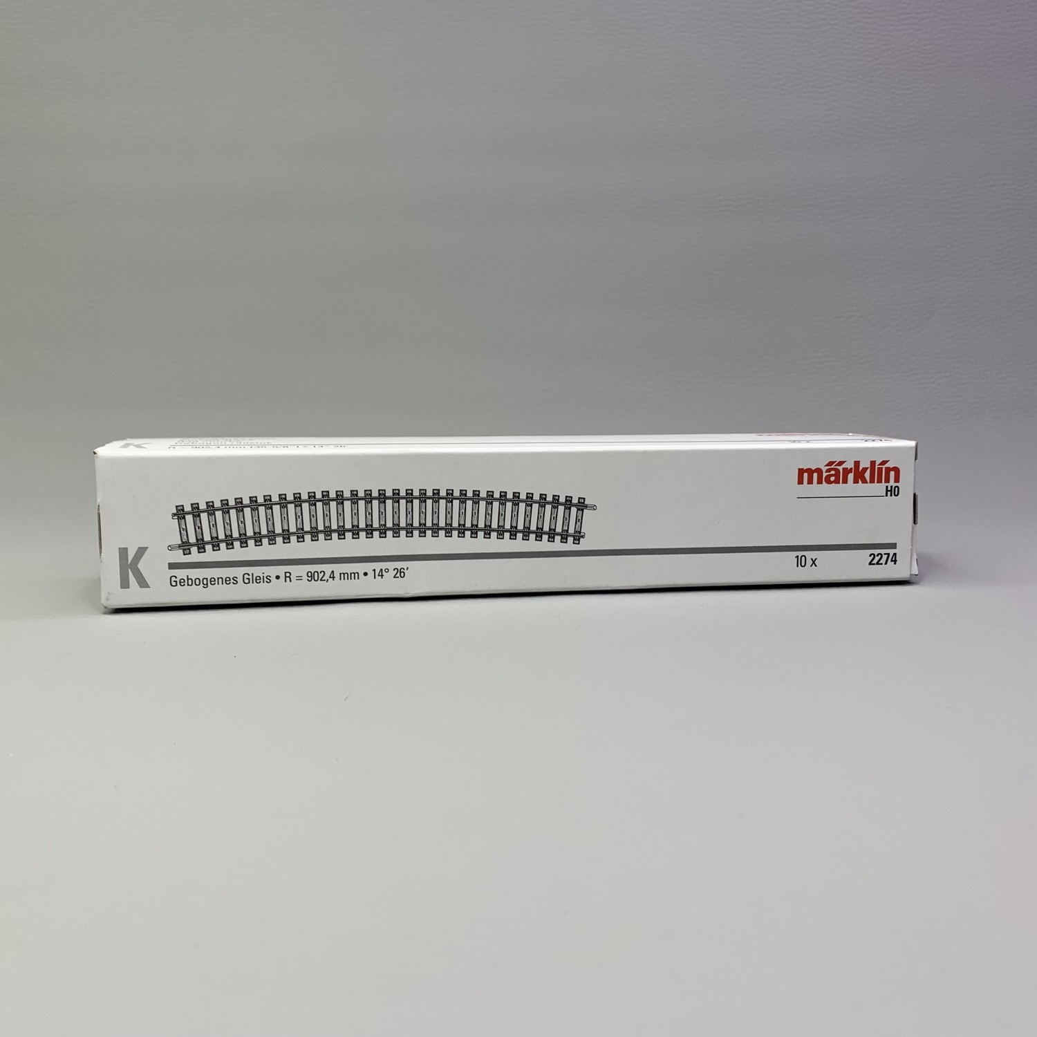 Märklin H0 - 24672 - Rails - Deux commutateurs de courbe numériques, C