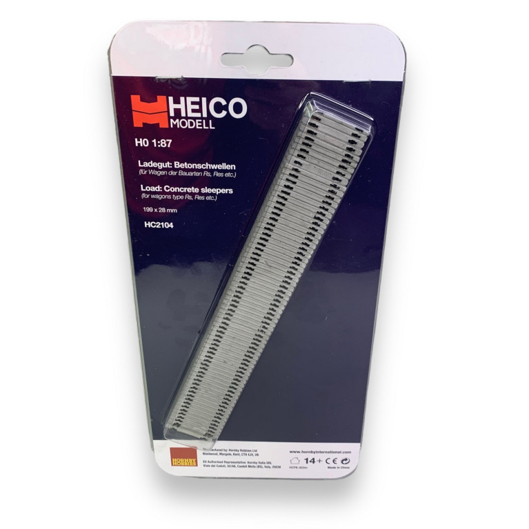 Traverses en béton - HO 1/87 - HEICO HC2104