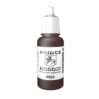 Peinture Acrylique, 17ml, Rouge Noir - PRINCE AUGUST P859-35