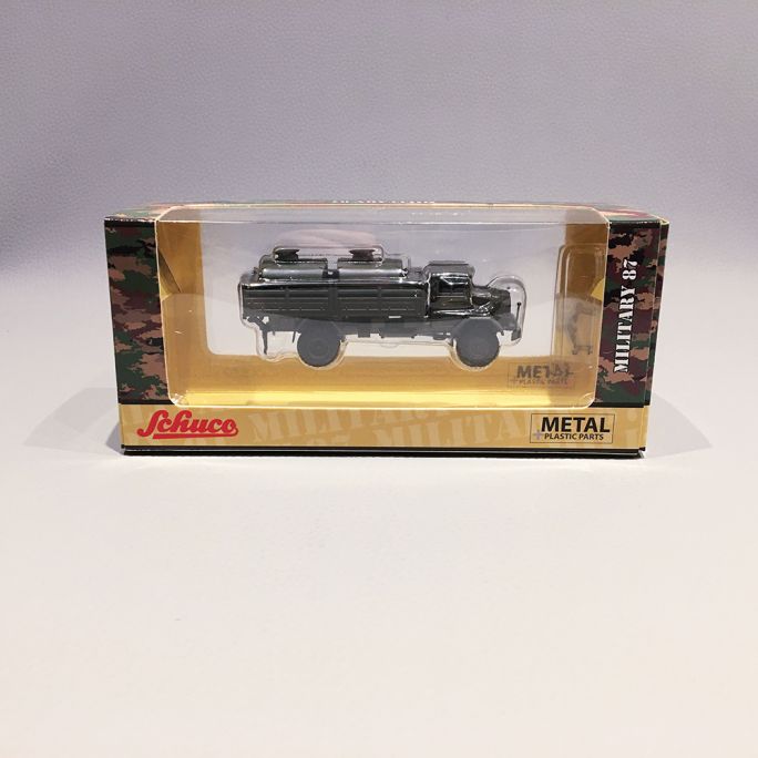 Camion Militaire, Transport de réservoirs, Man GL 5To - SCHUCO 452667100 - HO 1/87