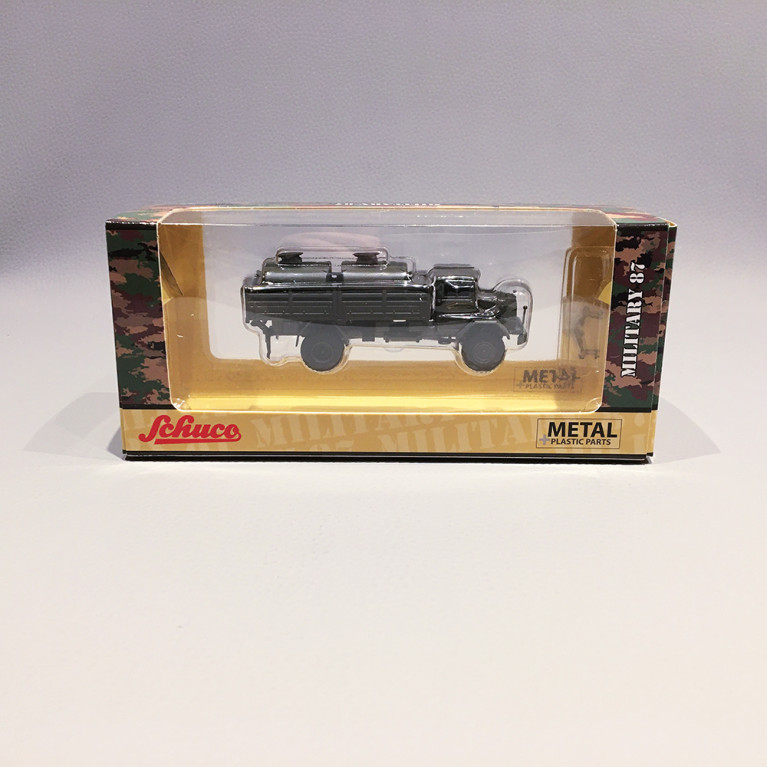 Camion Militaire, Transport de réservoirs, Man GL 5To - SCHUCO 452667100 - HO 1/87