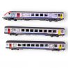 Rame de 3 voitures livrée TER Bourgogne, SNCF, EP VI - LSMODELS 41233DC - HO 1/87