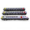 Rame de 3 voitures livrée TER Bourgogne, SNCF, 3 Rails, EP VI - LSMODELS 41233AC - HO 1/87