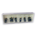 6 Figurines - Pompiers assis - PREISER 10483 - HO 1/87