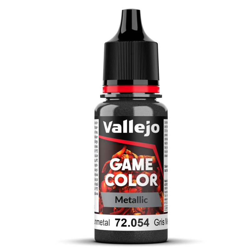 Peinture Acrylique, 17ml, Gunmétal - VALLEJO 72054