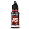 Peinture Acrylique, 17ml, Rouge Maléfique - VALLEJO 72112