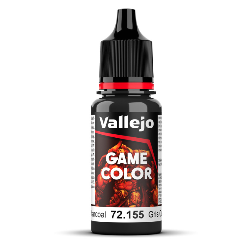 Peinture Acrylique, 17ml, Charbon - VALLEJO 72155