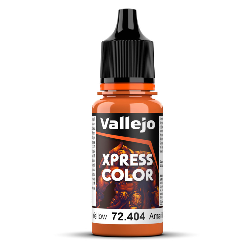 Peinture Acrylique, 17ml, Jaune Atomique - VALLEJO 72404