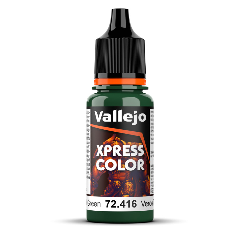 Peinture Acrylique, 17ml, Vert Troll - VALLEJO 72416