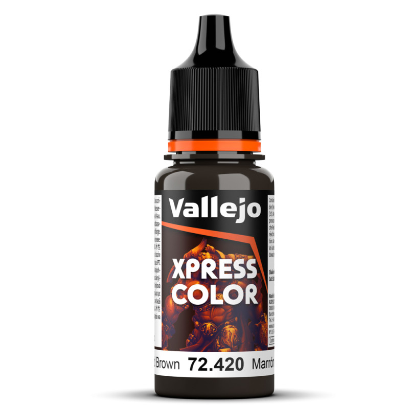 Peinture Acrylique, 17ml, Terre Brune Aride - VALLEJO 72420