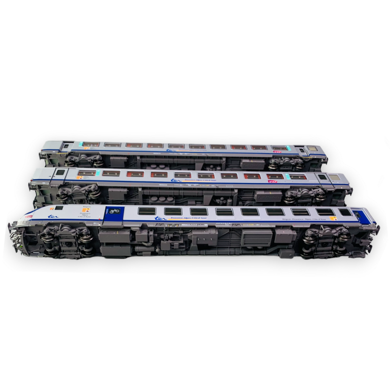 Rame de 3 voitures livrée TER PACA, SNCF, EP VI - LSMODELS 41234DC - HO 1/87