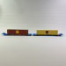 Wagon porte conteneurs SFFGGMRRS197 "Msc", VTG, Ep VI - BRAWA 48108 - HO 1/87