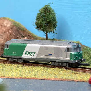 Locomotive diesel BB 467471 "FRET" logo casquette, Sncf, Ep V - AZAR MODELS L01FR1A - Z 1/220