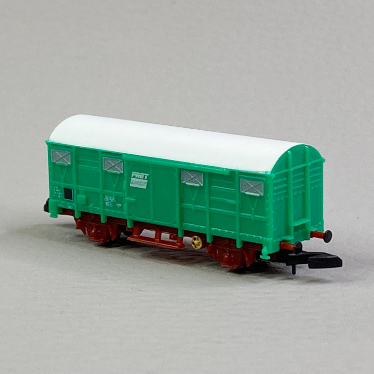 Wagon couvert G40.2 "FRET", Sncf, Ep IV et V - AZAR MODELS W02FR - Z 1/220