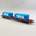 Wagon porte conteneurs S70 "TIPES", Sncf, Ep V - JOUEF HJ6260 - HO 1/87