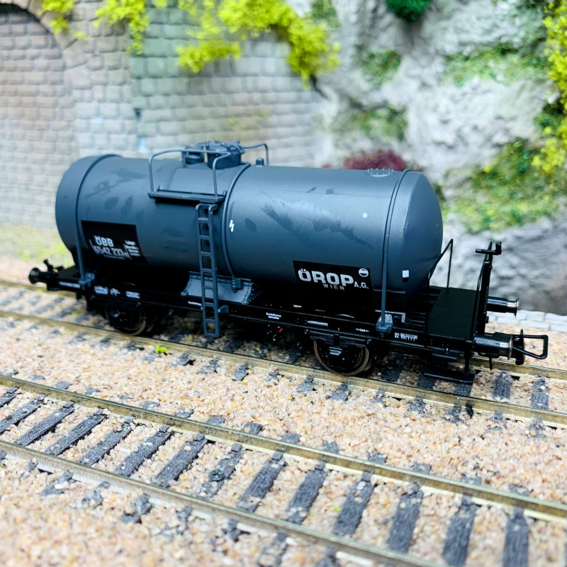 Wagon citerne "ÖROP", ÖBB, Ep III - RIVAROSSI HR6609 - HO 1/87