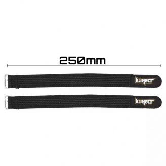 Strap pour accus LiPo 250 mm (2 pièces) - KONECT KNLIPOSTRAP250