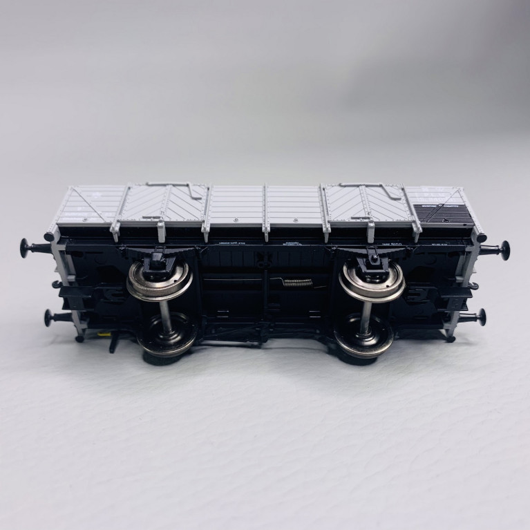 Tombereau PLM 4 portes bois gris PLM, Sncf Ep II - REE WB810 - HO 1/87