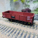 Tombereau PLM 4 portes bois rouge sidéros, Sncf Ep II - REE WB821 - HO 1/87