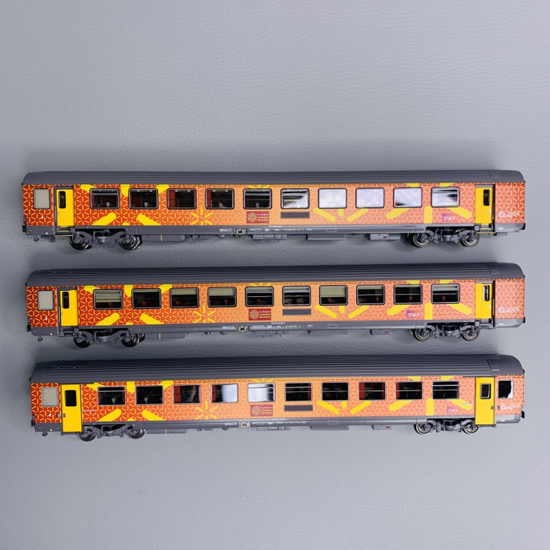Coffret 3 Voitures | Vtu Languedoc | LSMODELS 41210 | HO 1/87ème