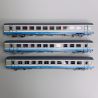 3 voitures VTU livrée InterLoire Origine, Ep V - SNCF - LSMODELS 41204 - HO 1/87