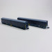 2 wagons à parois coulissantes HABILS - CFF - HOBBYTRAIN H23440 - N 1/160